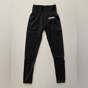 Gymshark Breeze Lightweight Seamless Black Leggings Women's size XS